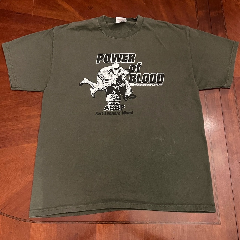 ASBP Fort Leonard Wood T-shirt Green size L